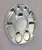 9 Compartment white thali 200